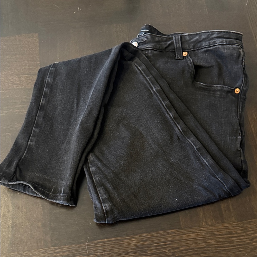 Universal Standard Mid Rise Skinny Seine 32” — Black